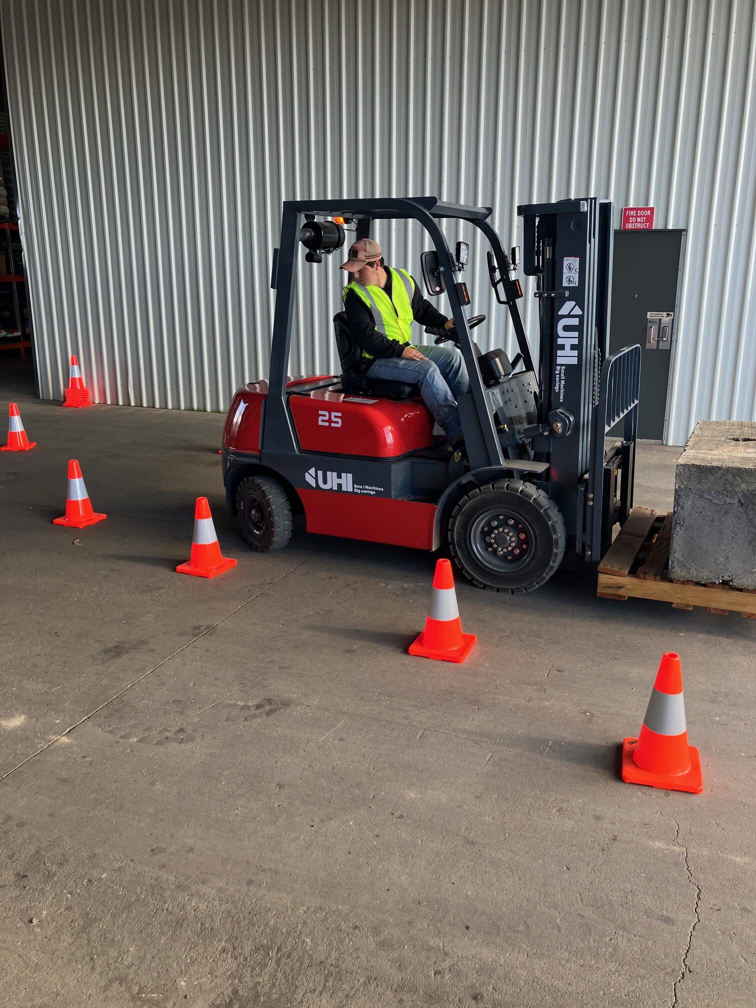 Forklift licence training in Tamworth